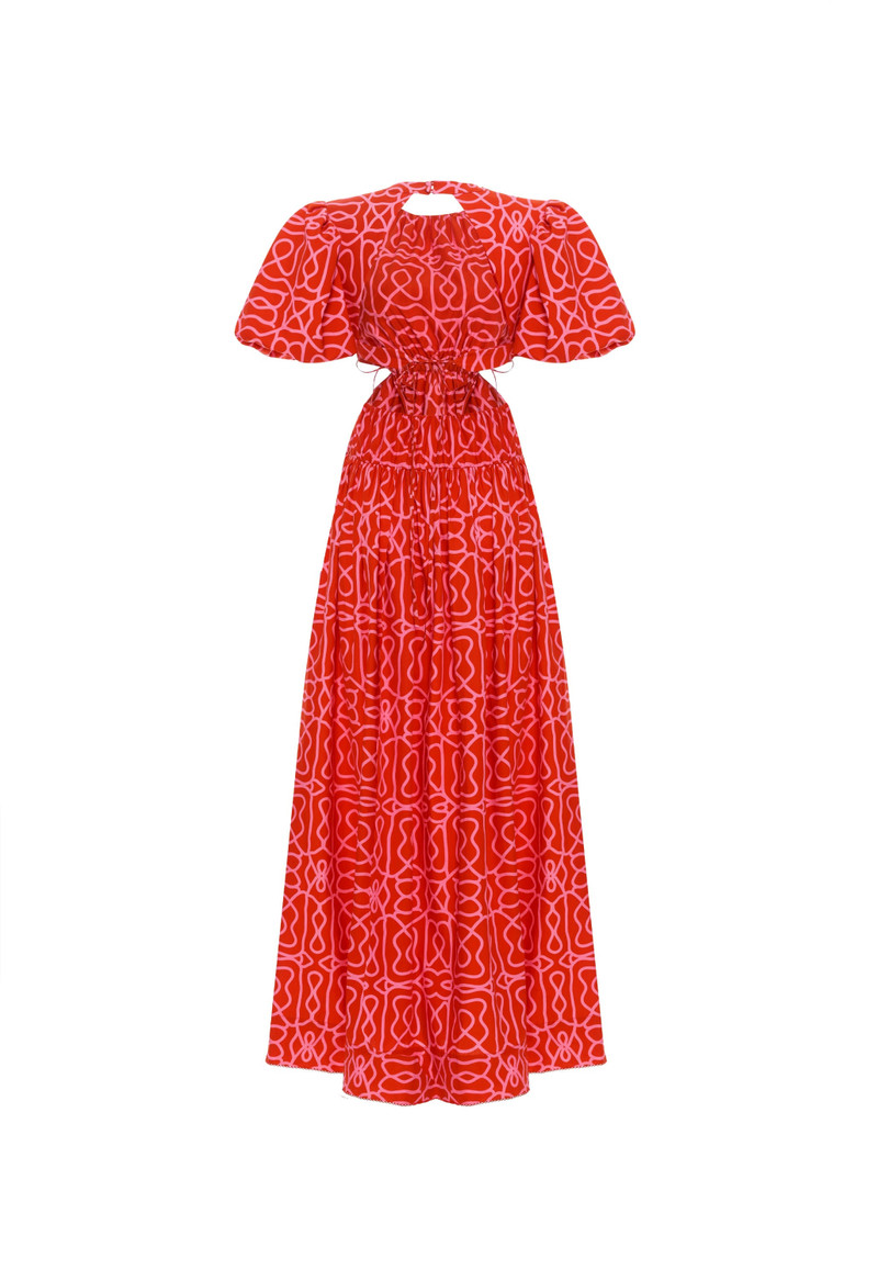 Samba Ipanema Escarlata Maxi Dress 3