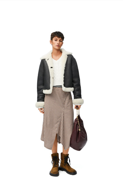 Loewe Asymmetric skirt in cotton outlook