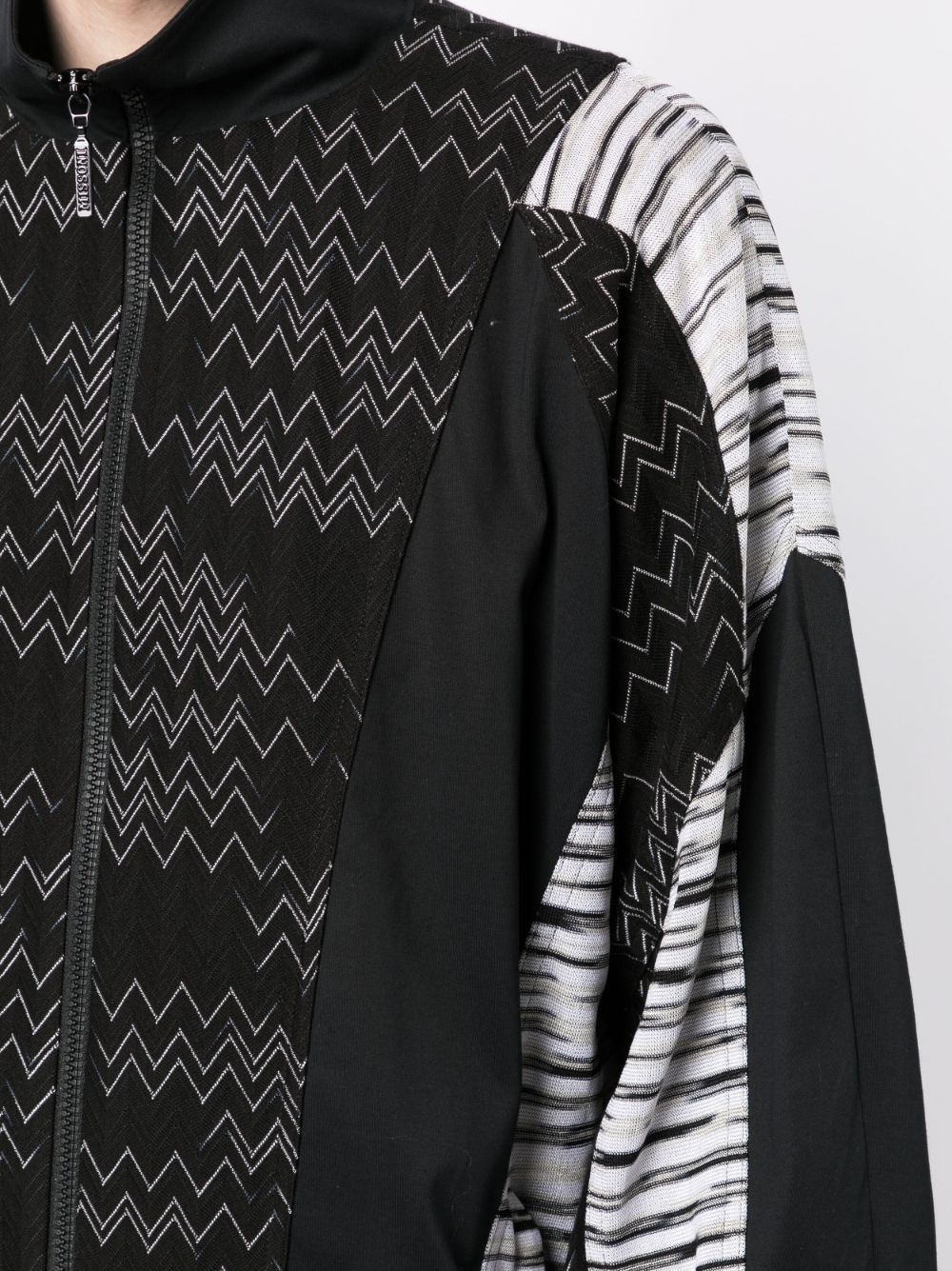 Zig Zag zip-up jacket - 5