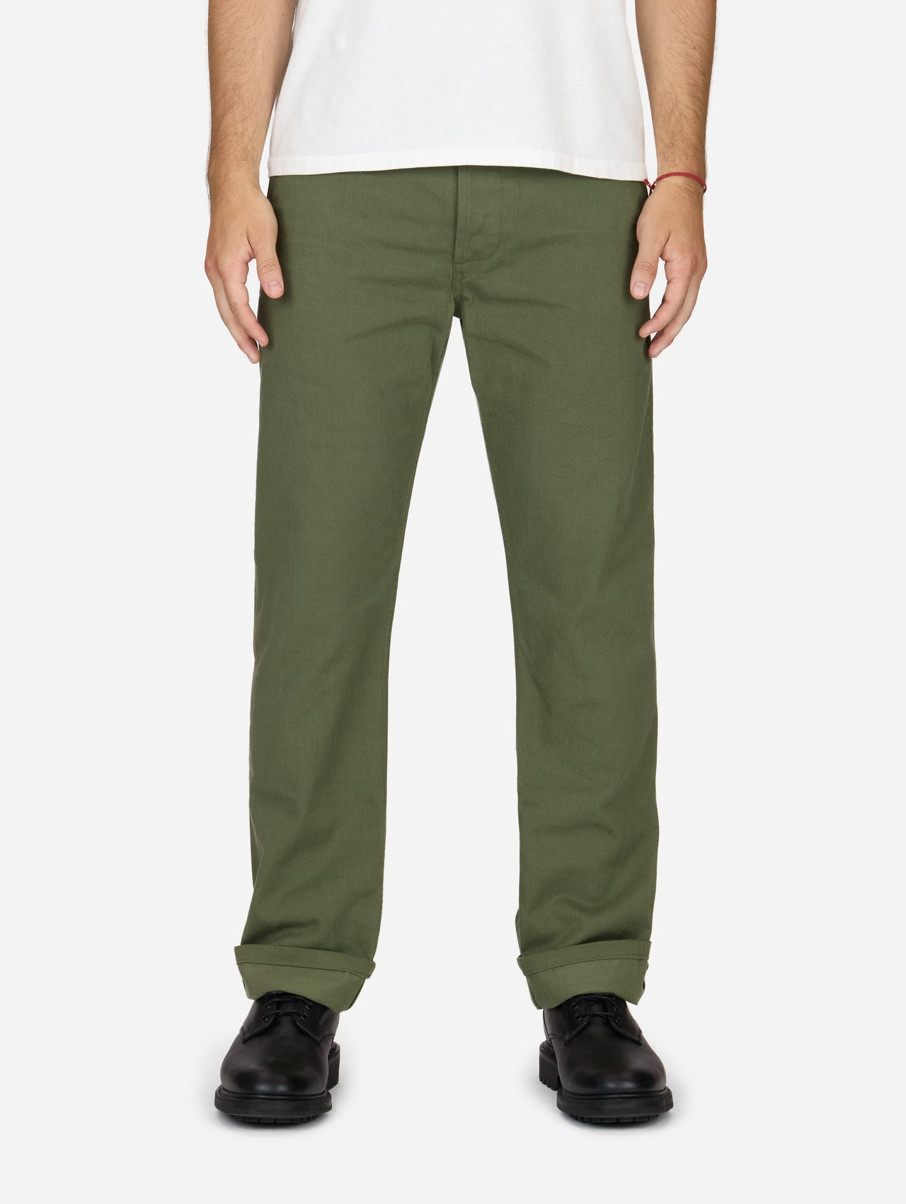 CH-55x - Olive Selvedge Chino - 3