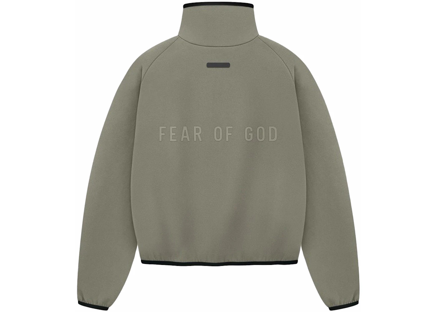 Fear of God Athletics Women's Suede Fleece Track Jacket Clay - 2