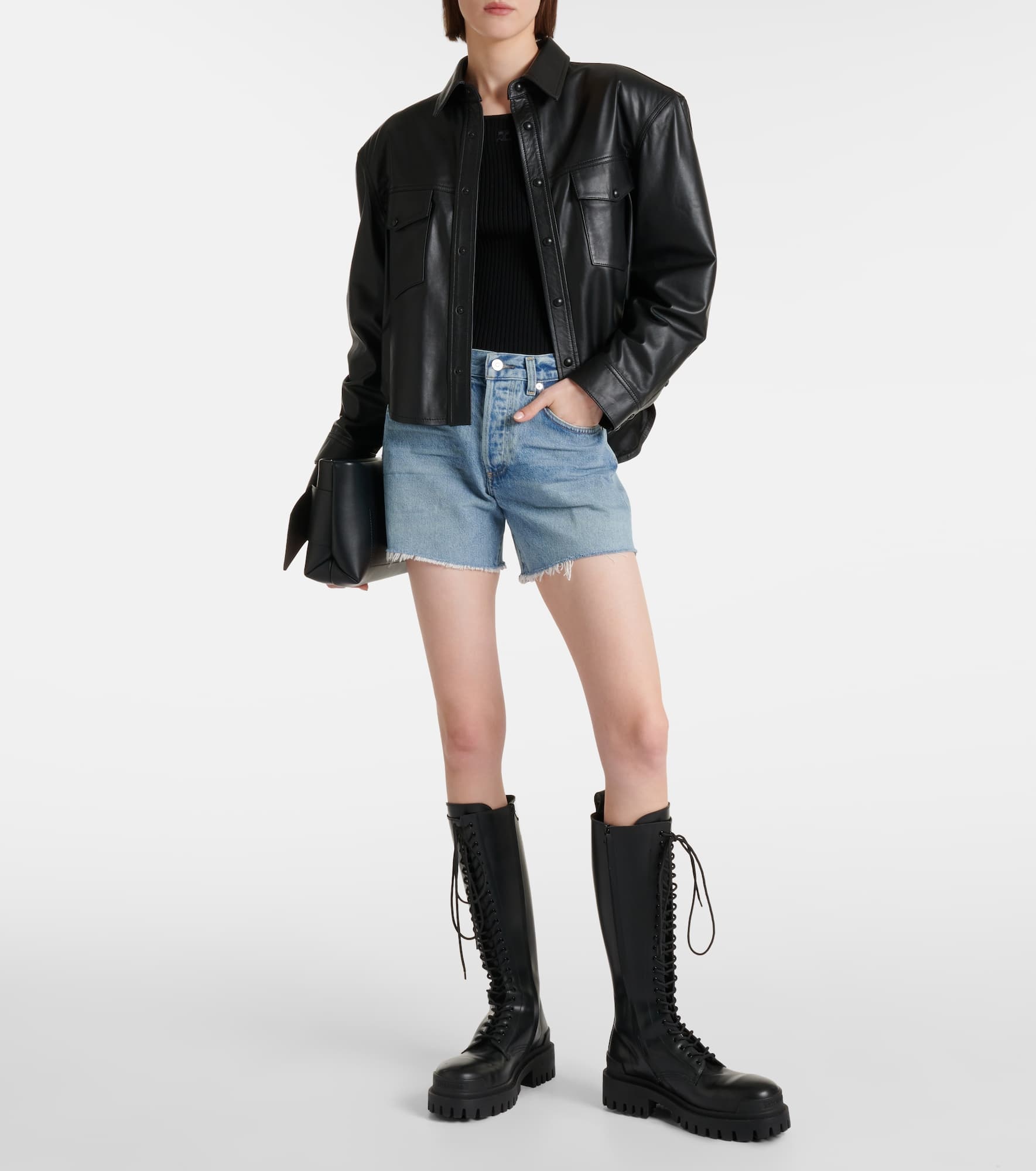 Annabelle denim shorts - 2