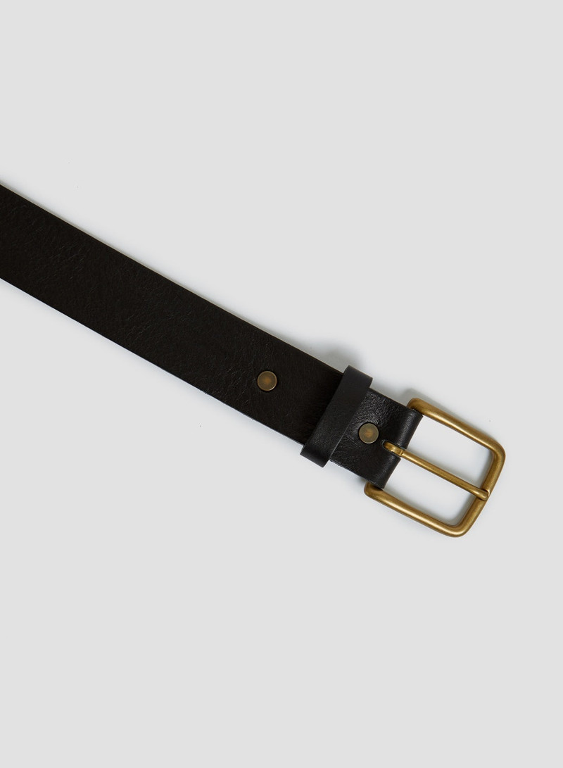 Nigel Cabourn Stud Detail Belt In Black Leather outlook