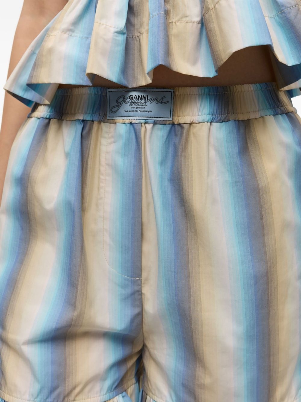 striped shorts - 5