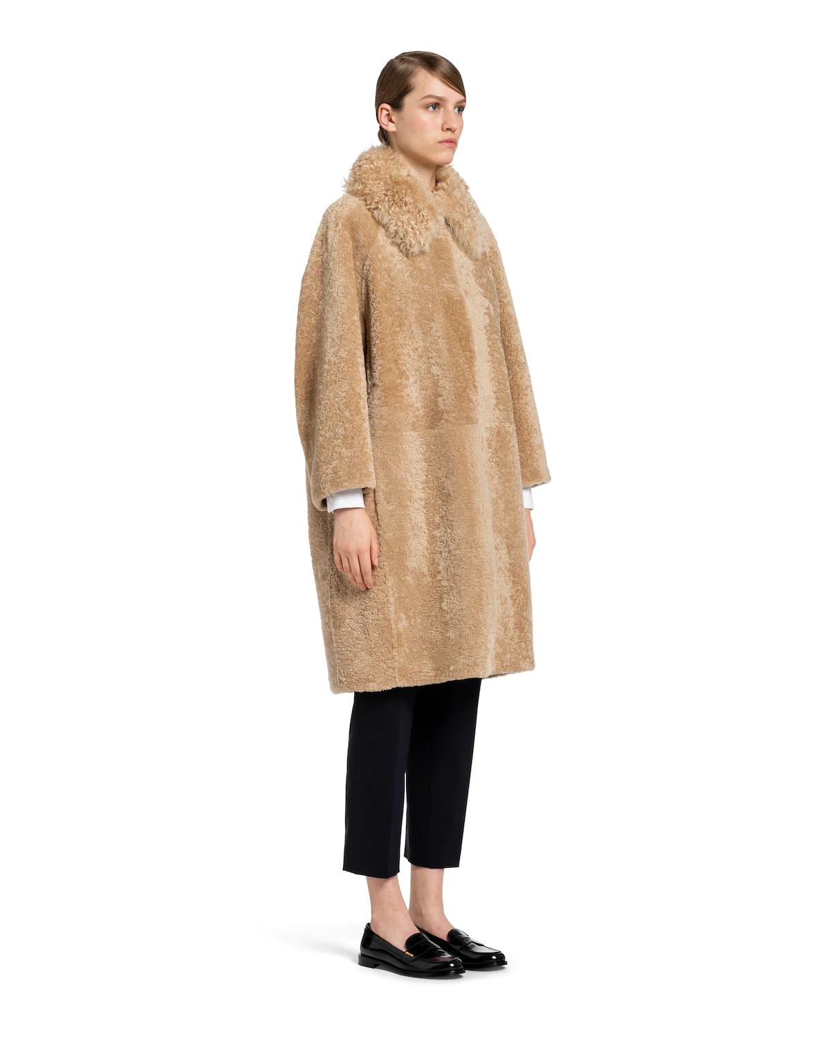 Shearling fur coat - 3