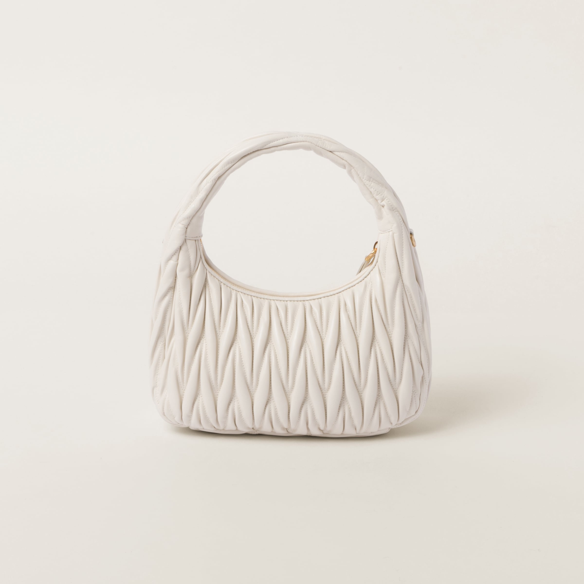 Wander matelassé nappa leather hobo bag - 4