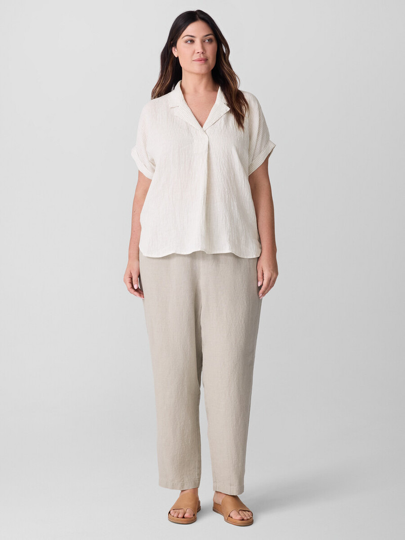 Organic Linen Tapered Pant 6