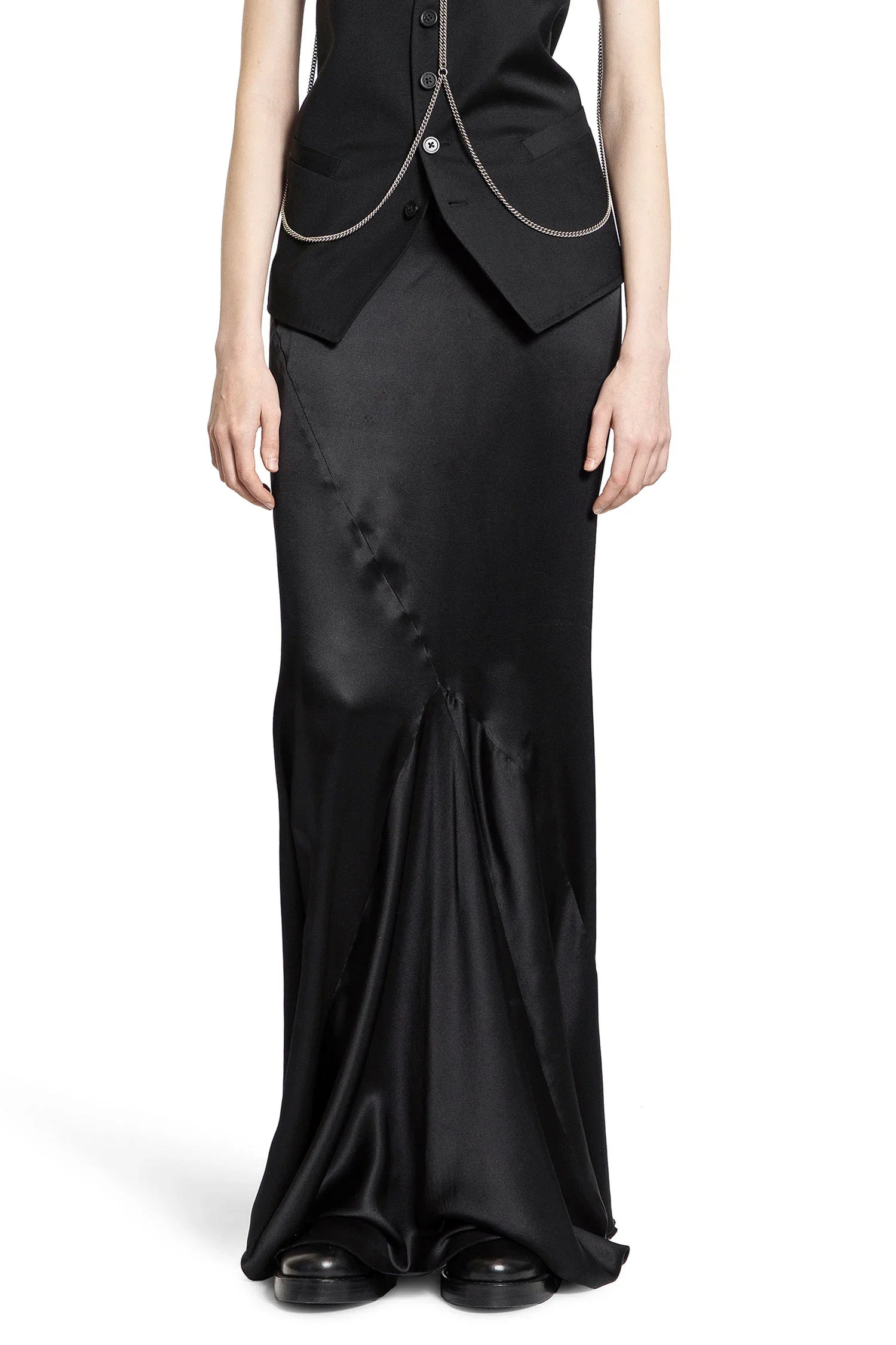 Eveline-Long-Bias-Skirt-In-Washed-Silk-Satin - 5