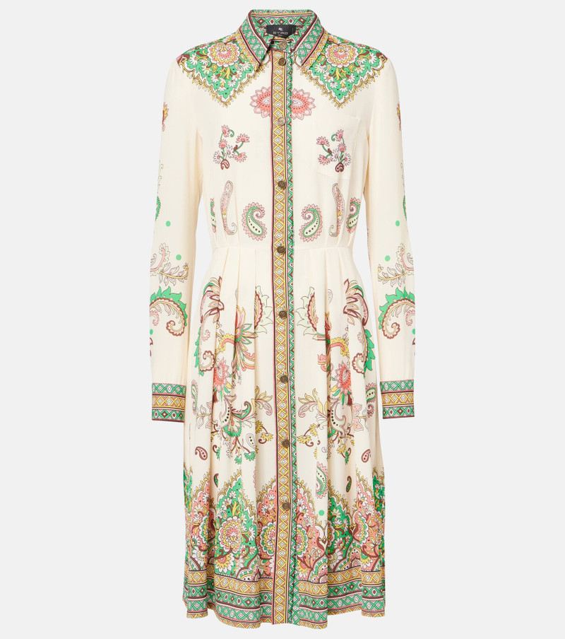 Paisley midi dress - 1