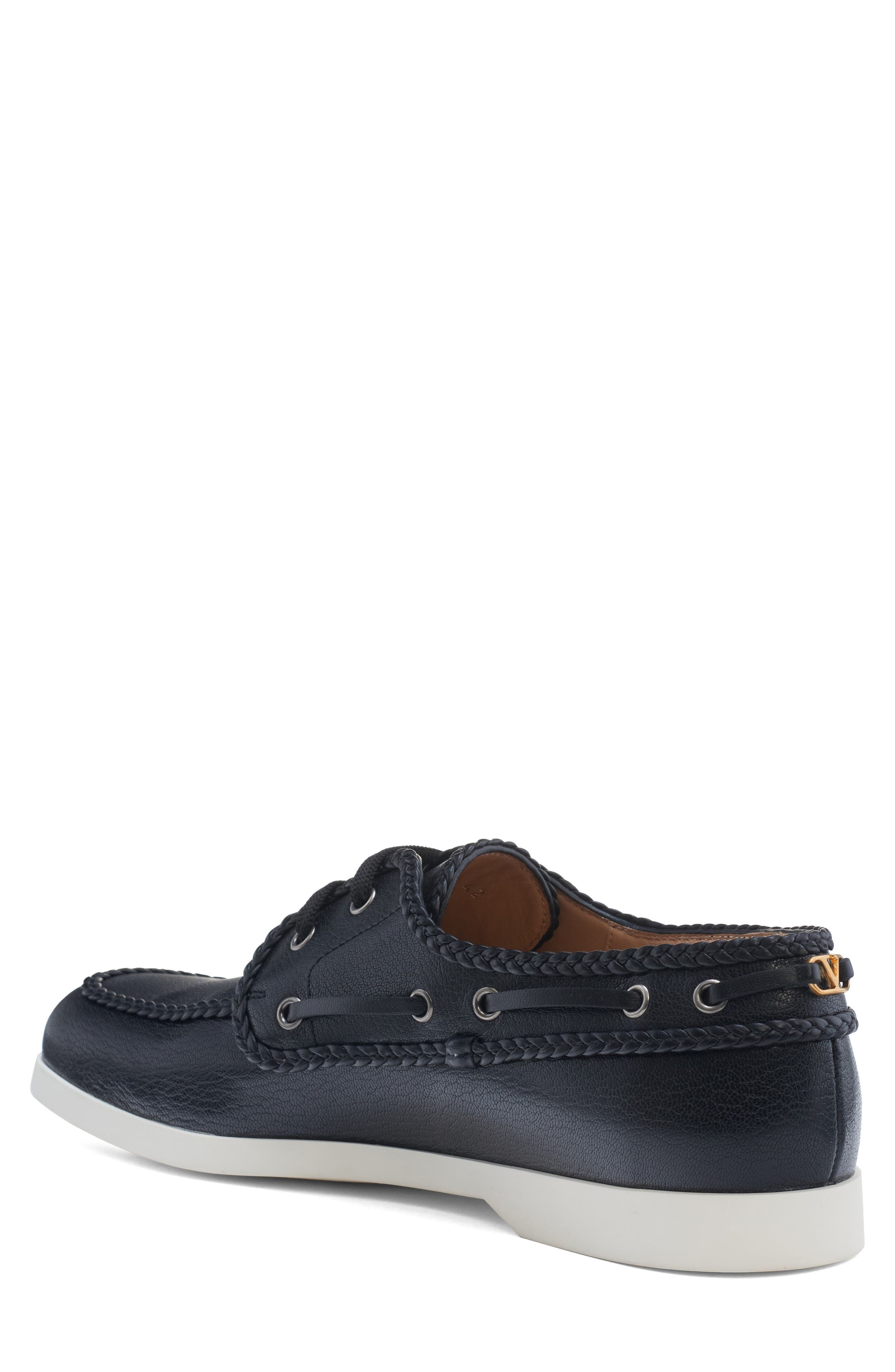 Valentino Garavani VLOGO Kiltie Loafer in Nero at Nordstrom - 2