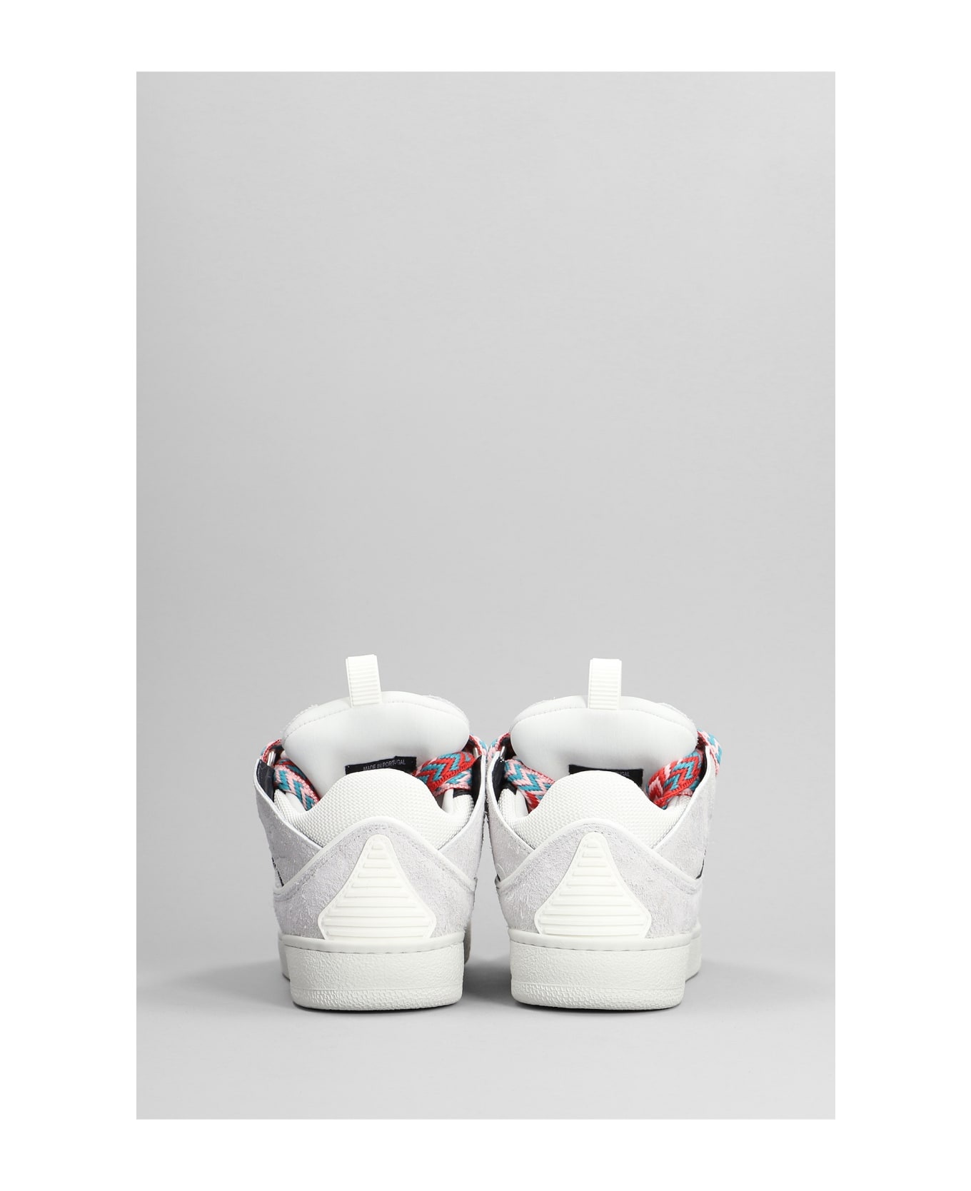 Curb Sneakers In White Leather - 4