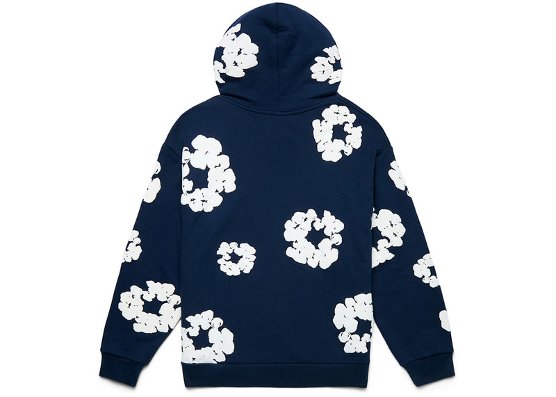 DENIM TEARS Denim Tears Cotton Wreath Sweatshirt Navy outlook