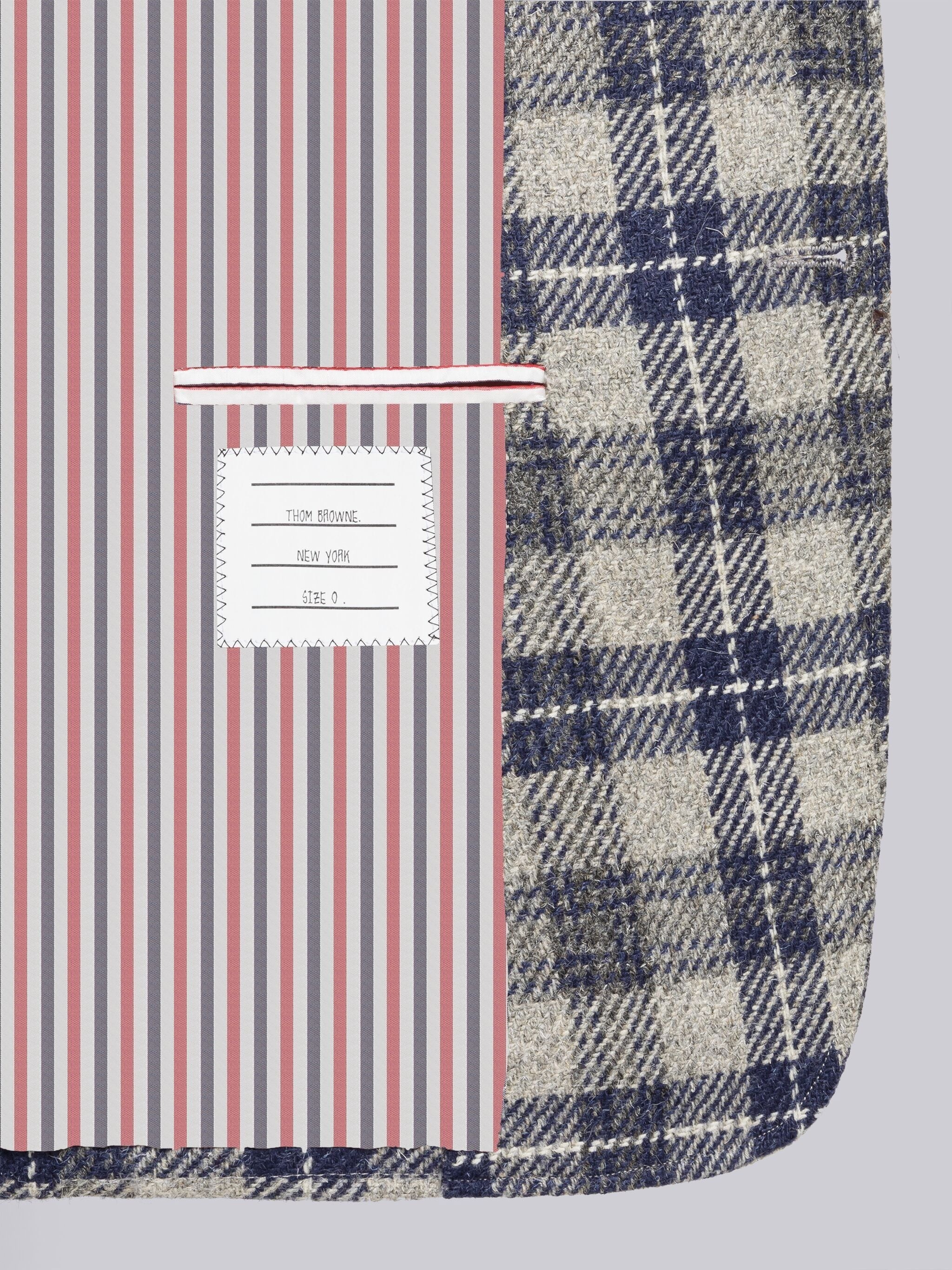 Tartan Check British Wool Single Vent Sport Coat - 6
