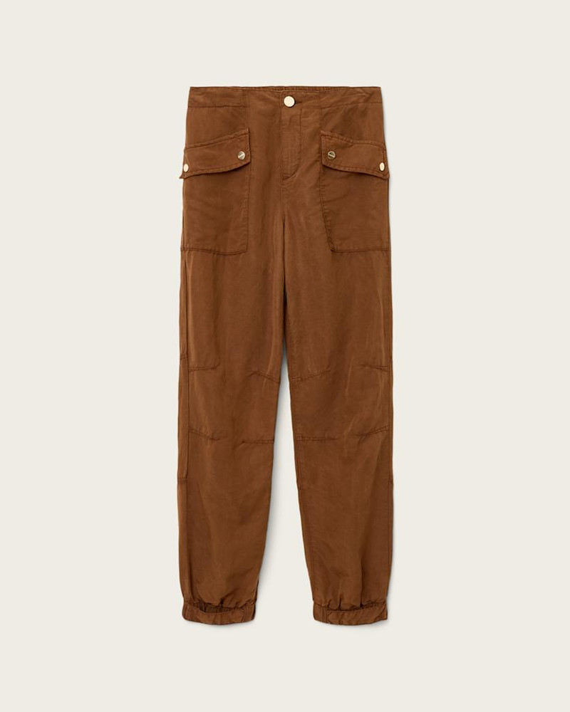 VAL CARGO LINEN BLEND PANTS 1