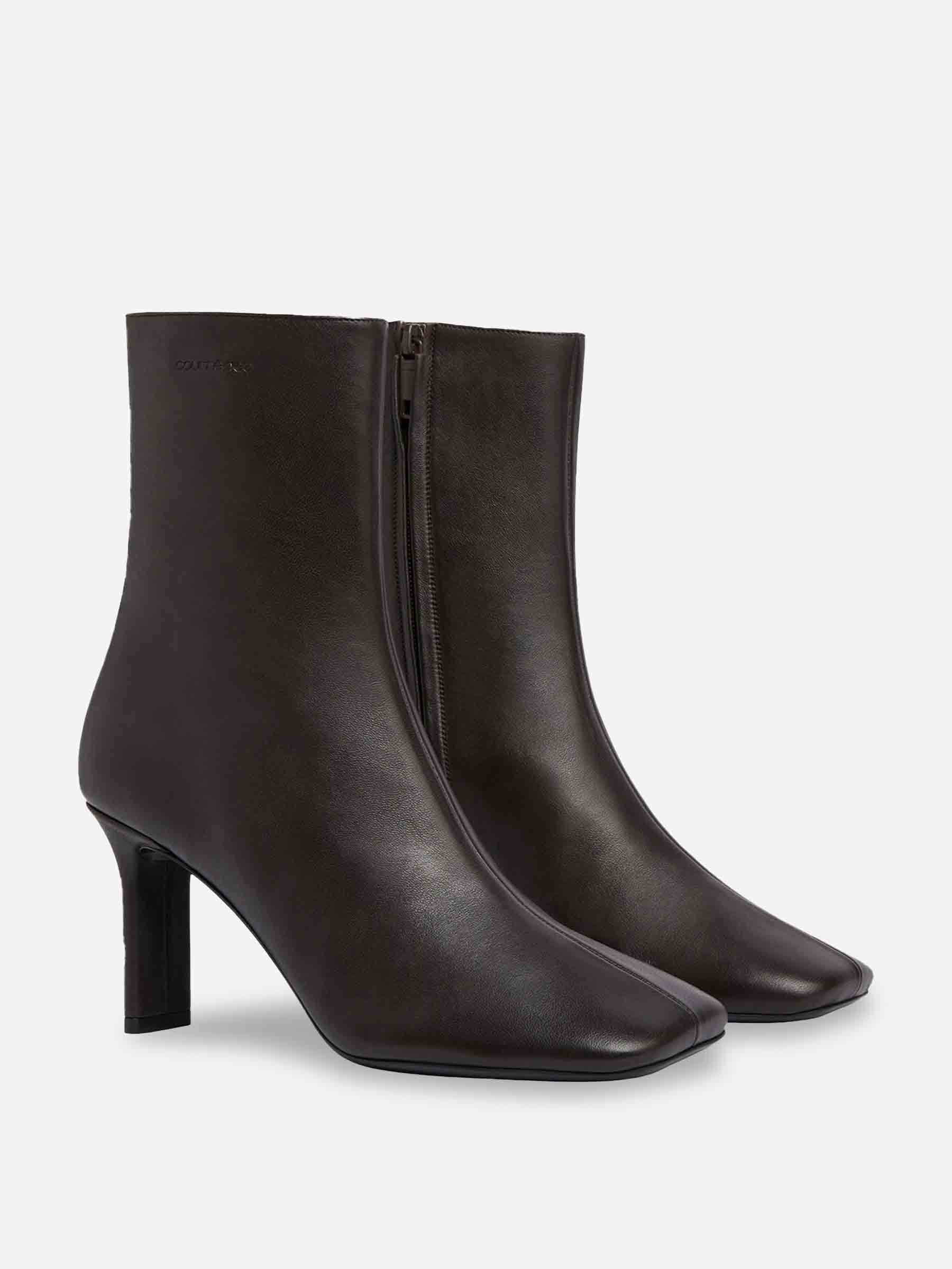 SQUARE TOE ANKLE BOOTS - 2