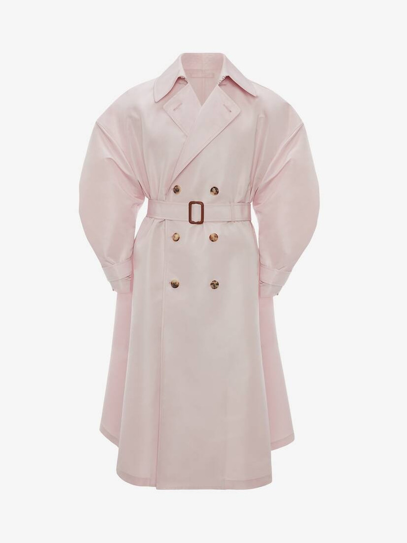 Oversized Trench Coat in Ice Pink 1