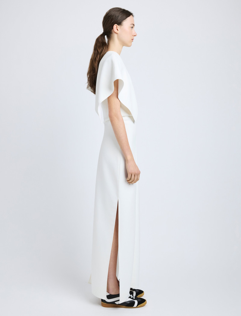Proenza Schouler Selene Dress in Bi-Stretch Suiting outlook
