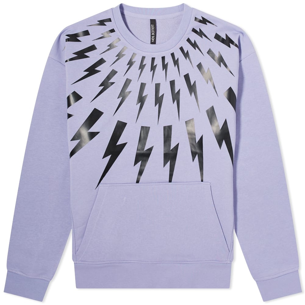 Neil Barrett Fairisle Thunderbolt Crew Sweat - 1