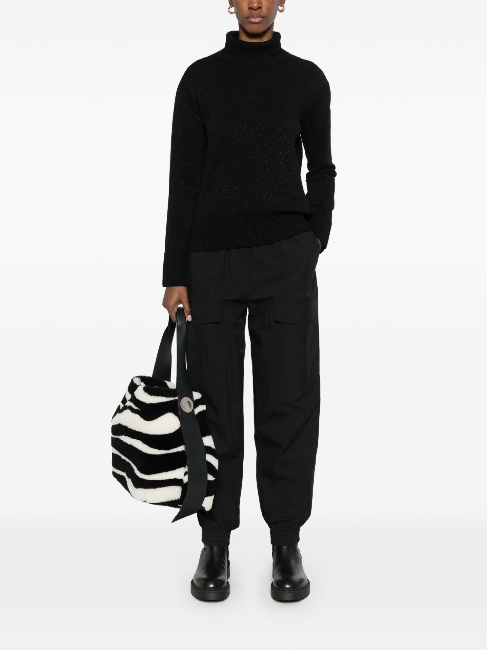 lurex-embellished sweater - 2