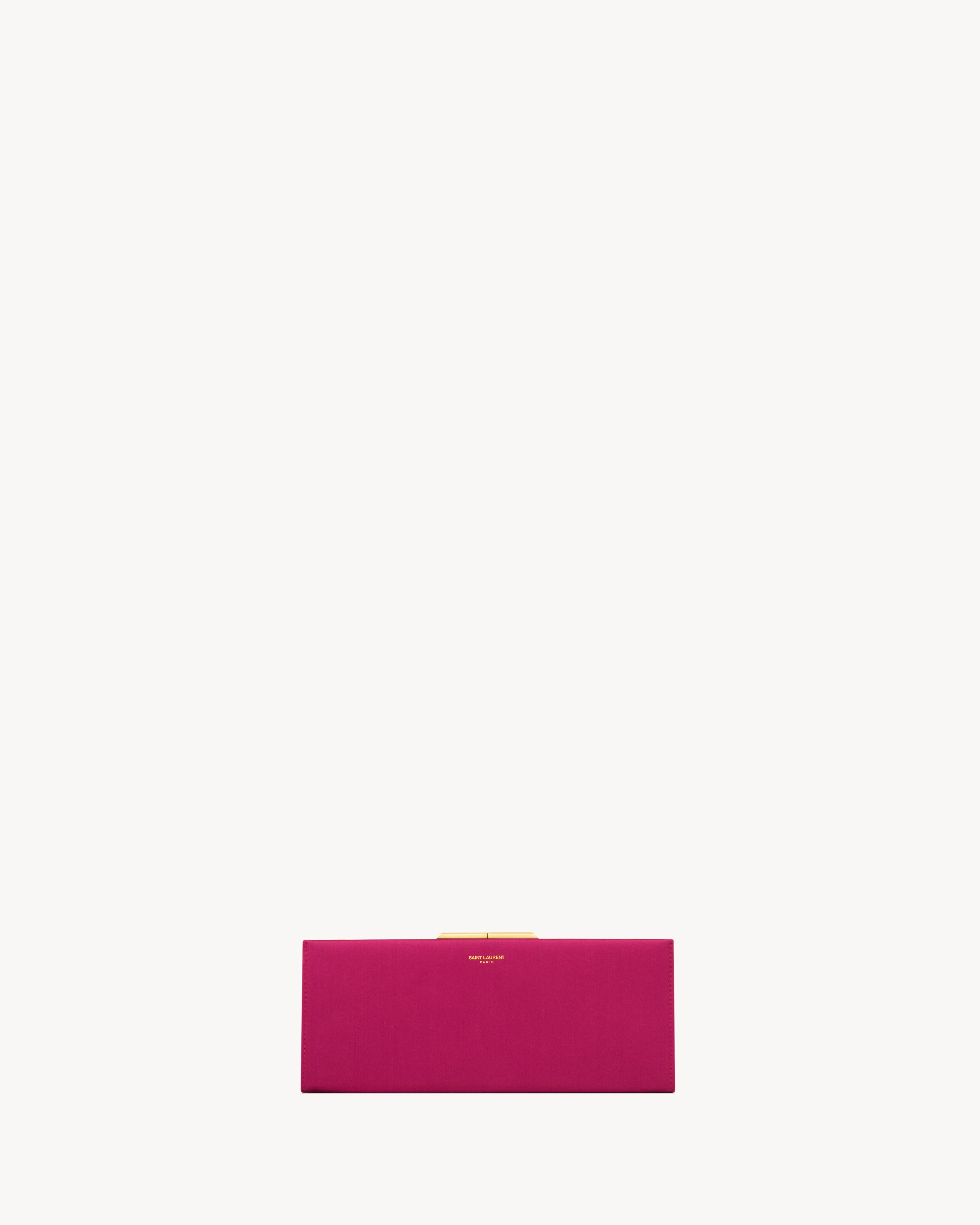 MIDNIGHT SMALL CLUTCH IN SATIN - 1