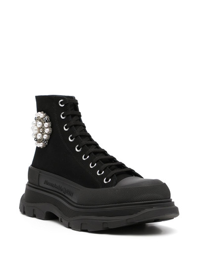 Alexander McQueen embellished Tread Slick boots outlook