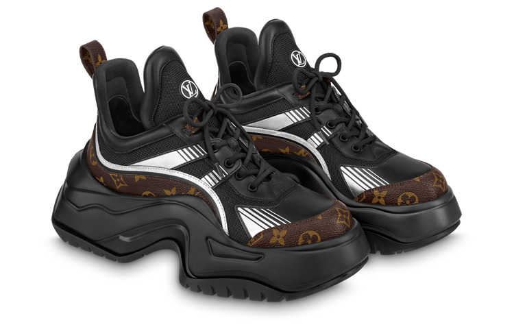 (WMNS) LOUIS VUITTON Archlight 2.0 Platform Sneakers 'Black' 1ABHZ7 - 2