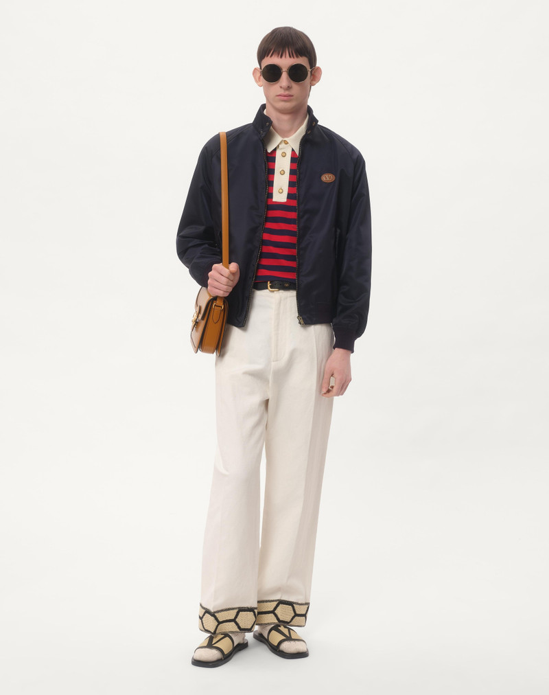 Valentino NYLON BLOUSON WITH VLOGO PATCH outlook