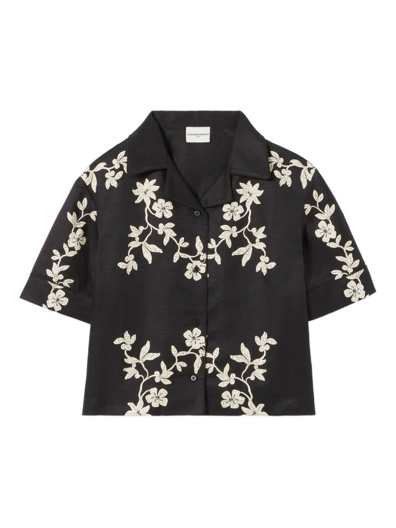 floral-print shirt 1