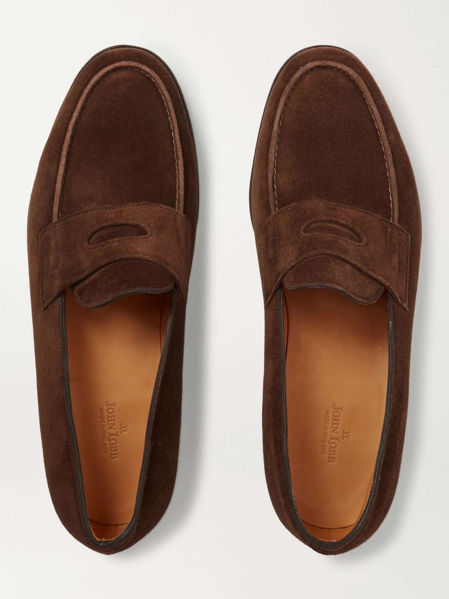 Lopez Suede Penny Loafers - 8