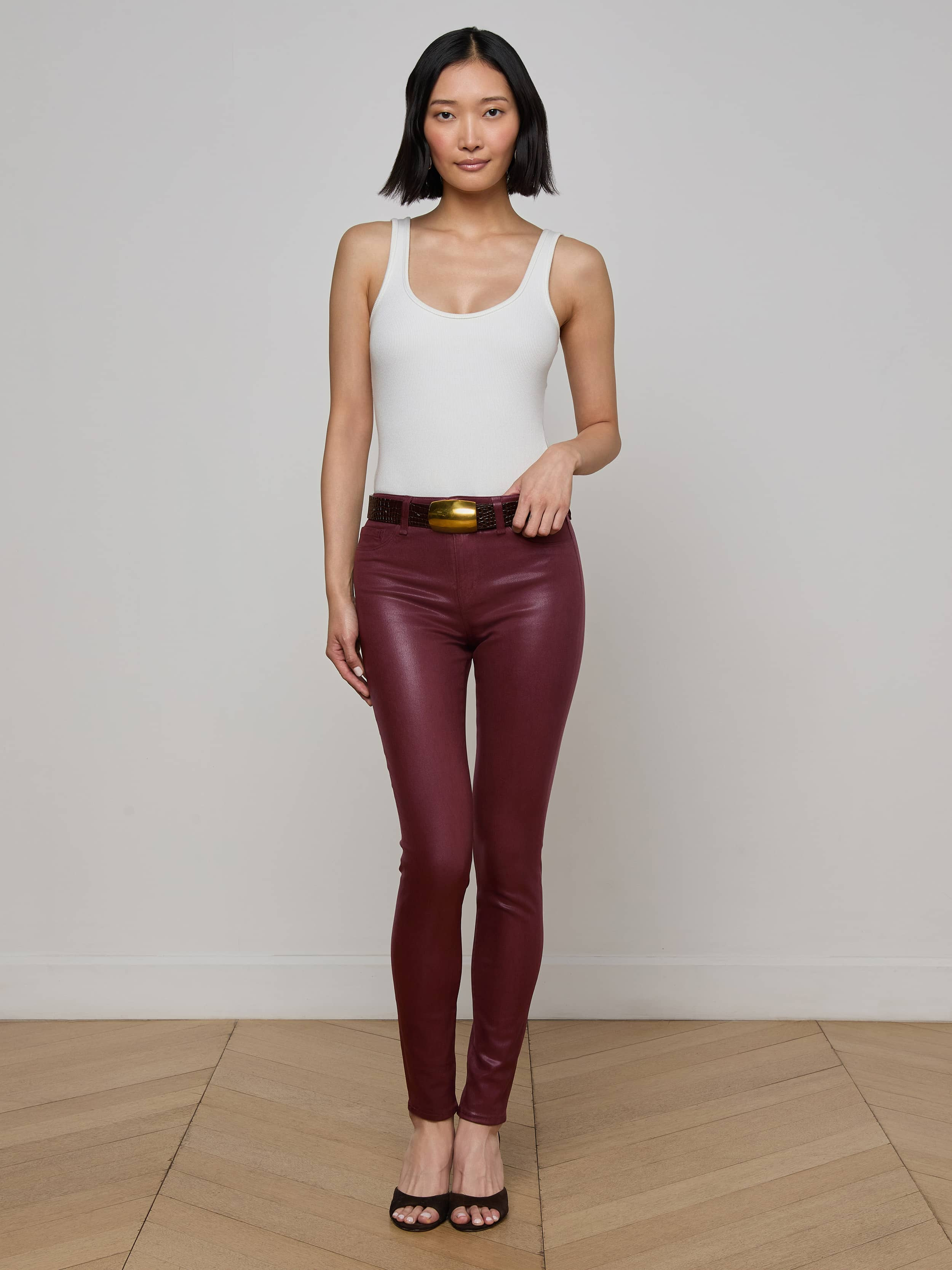 Marguerite Coated Skinny Jean - 2