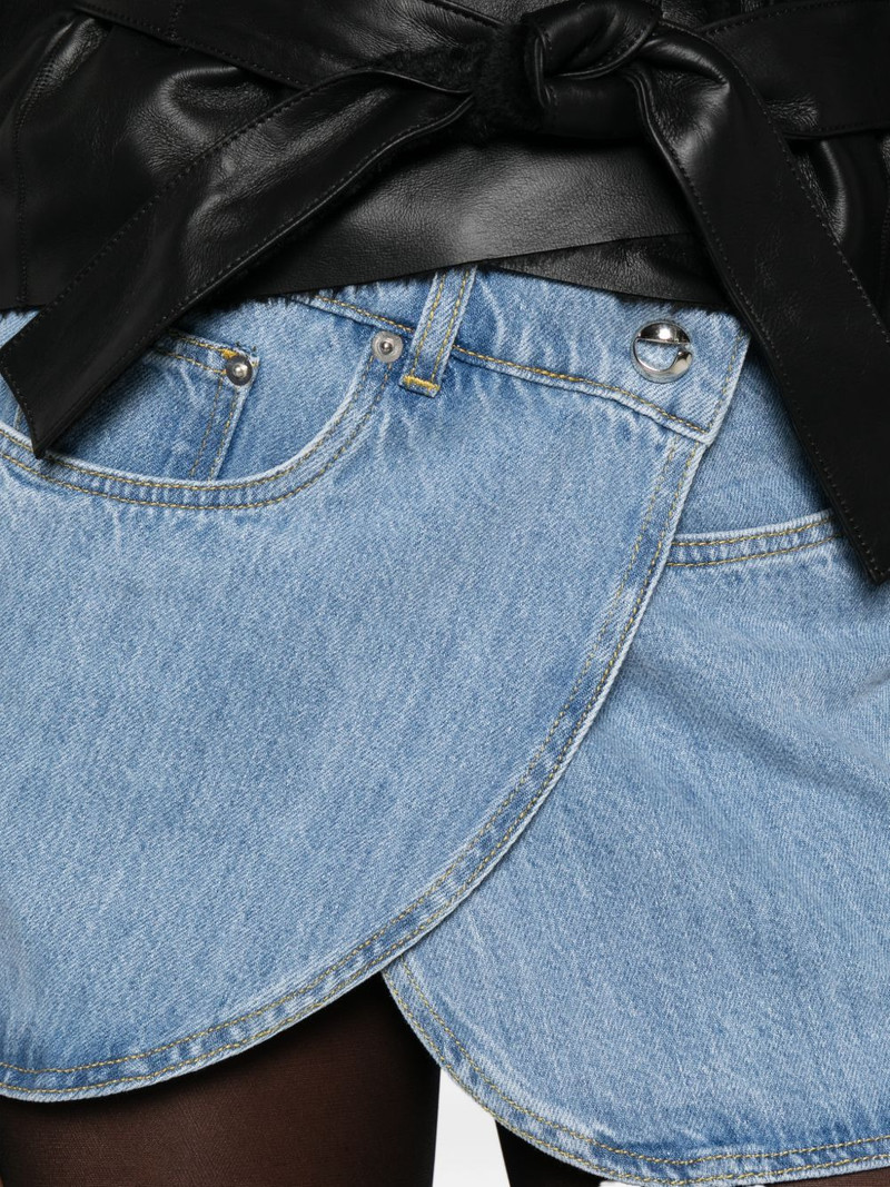 asymmetric denim skirt 5