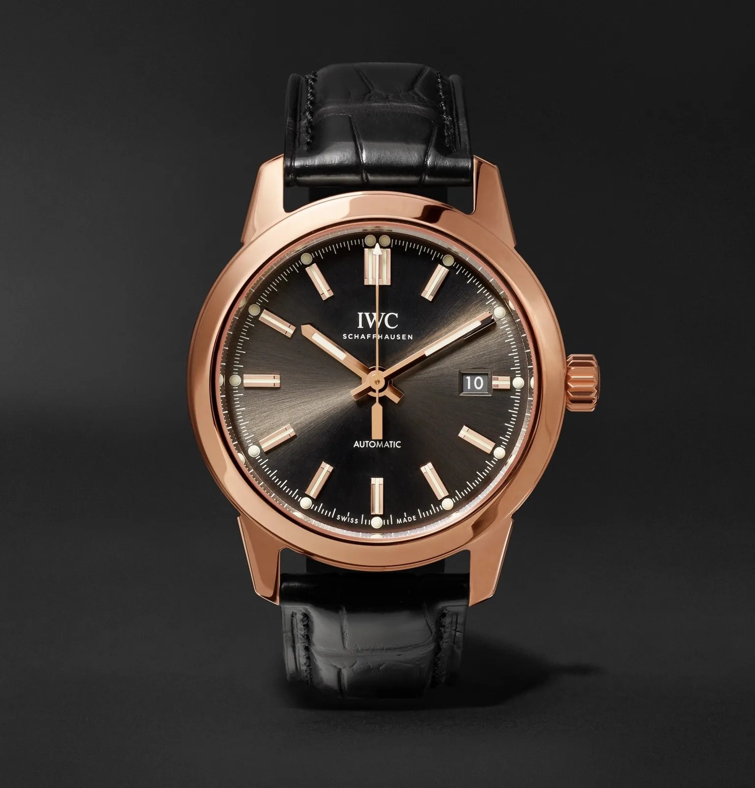 Ingenieur Automatic 40mm Red Gold and Alligator Watch, Ref. No. IW357003consbdiscoNET60 - 1