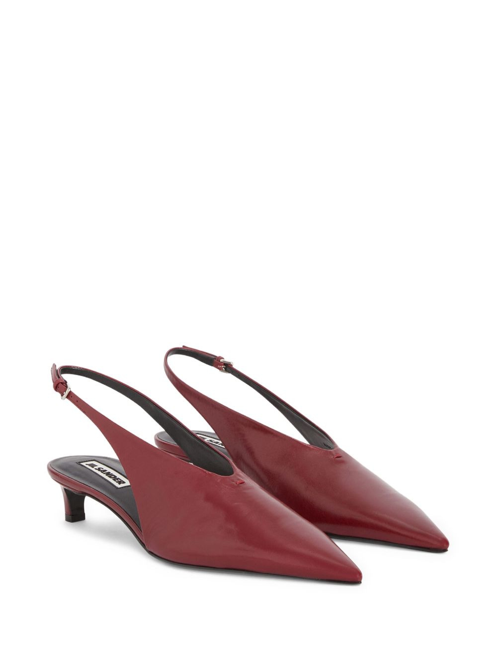 Jil Sander Women Leather Slingback - 4