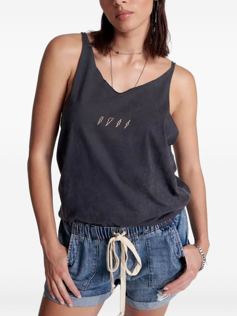 ONE TEASPOON lightning-print top outlook