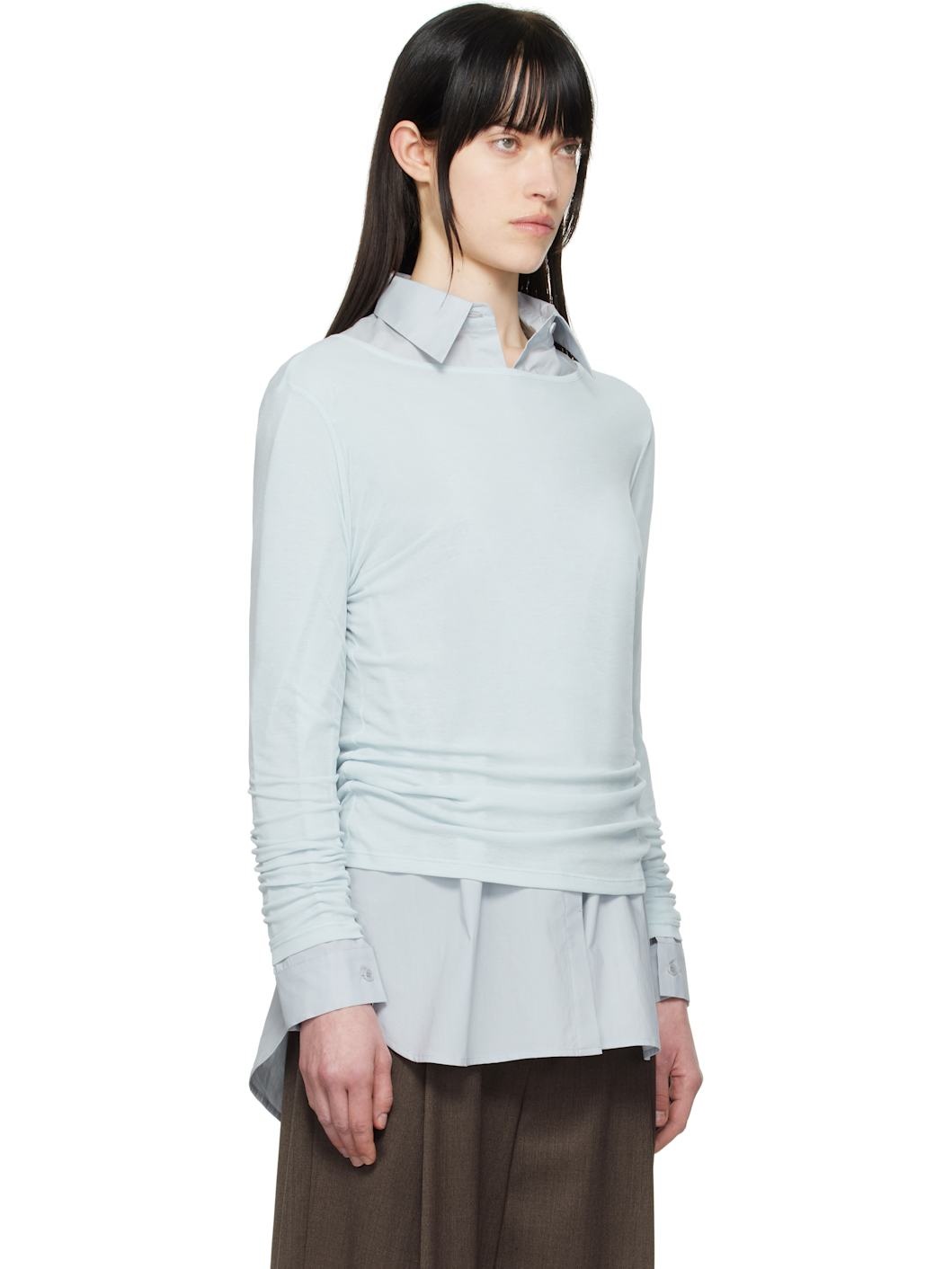 Blue Round T-shirt - 2