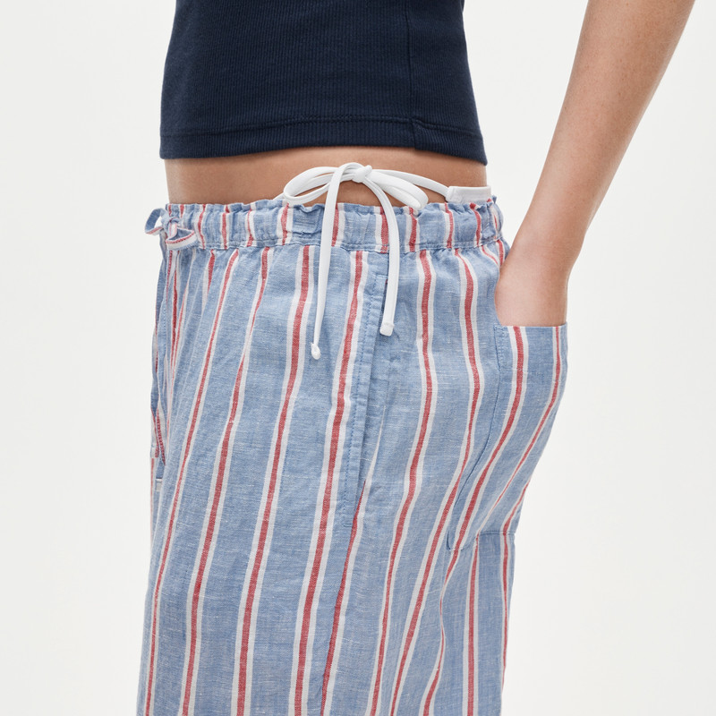 Soleil pant in striped linen 4