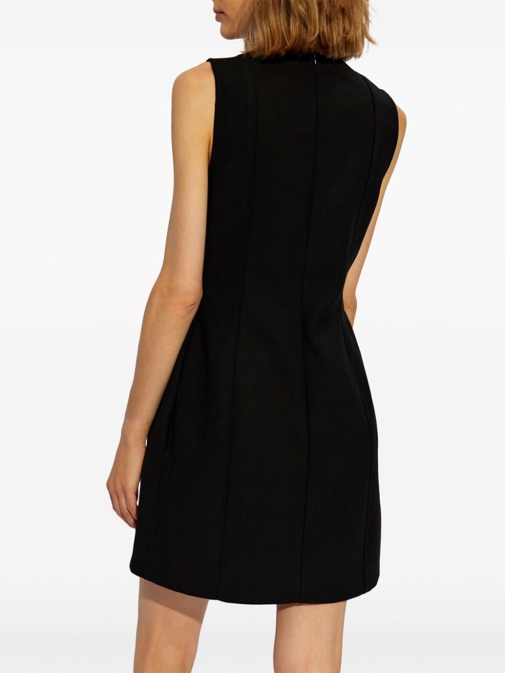 sleeveless A-line mini dress - 4