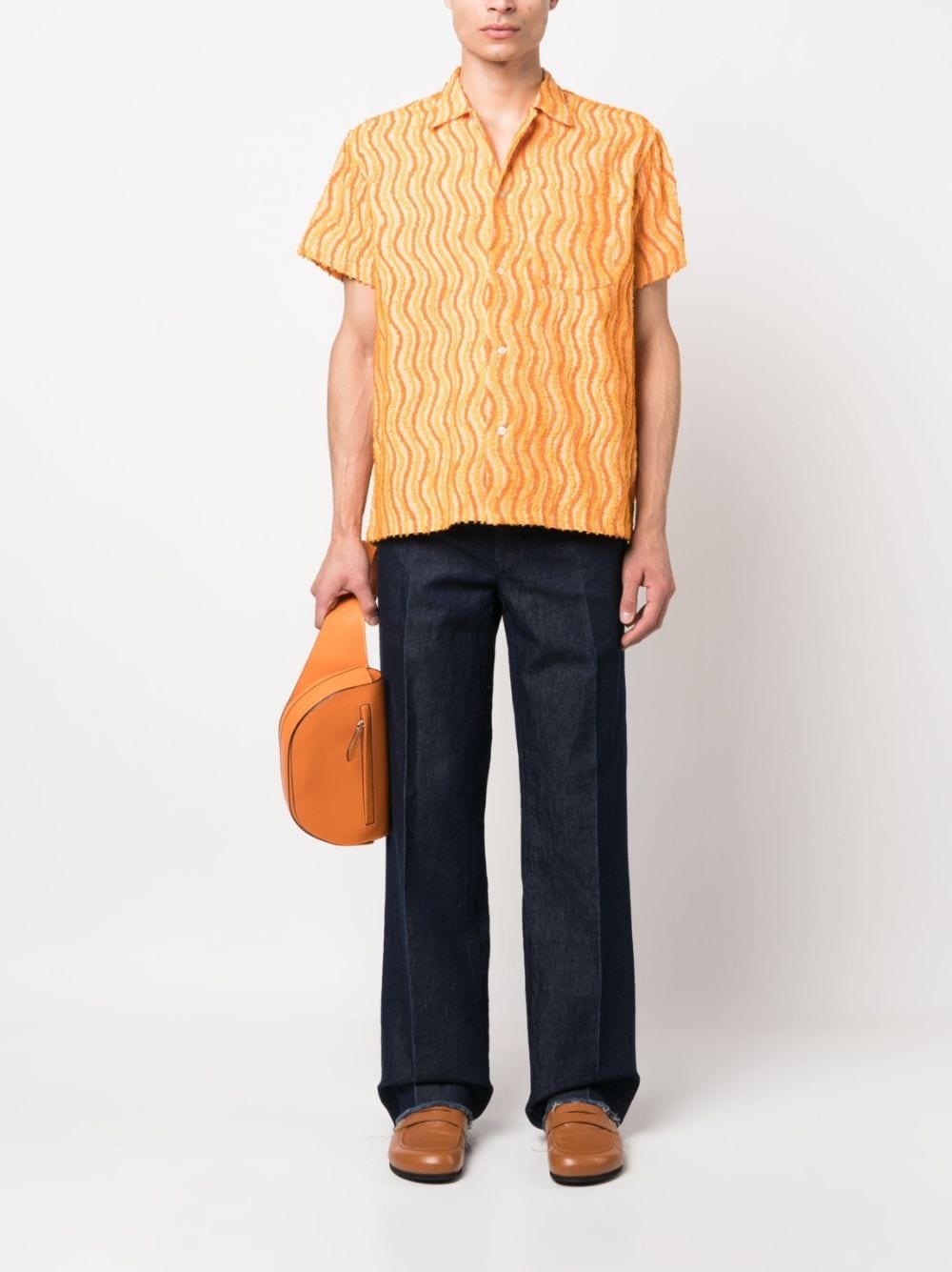 buckle-waist straight-leg jeans - 2