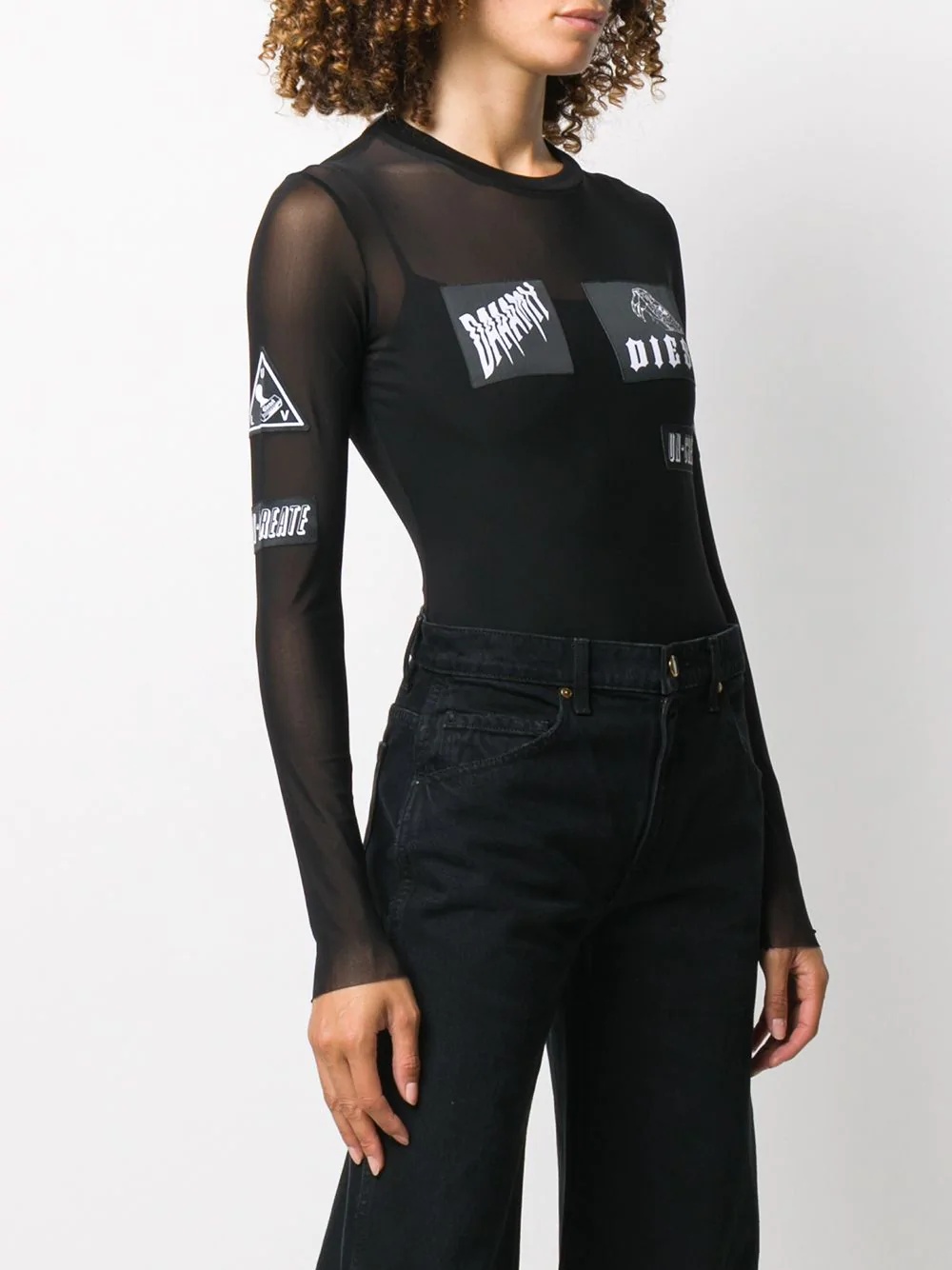 long sleeve patch body - 3