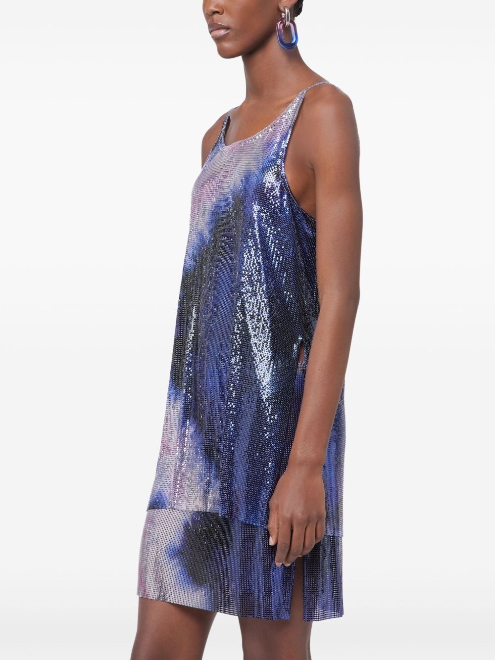 printed mesh tank top - 5