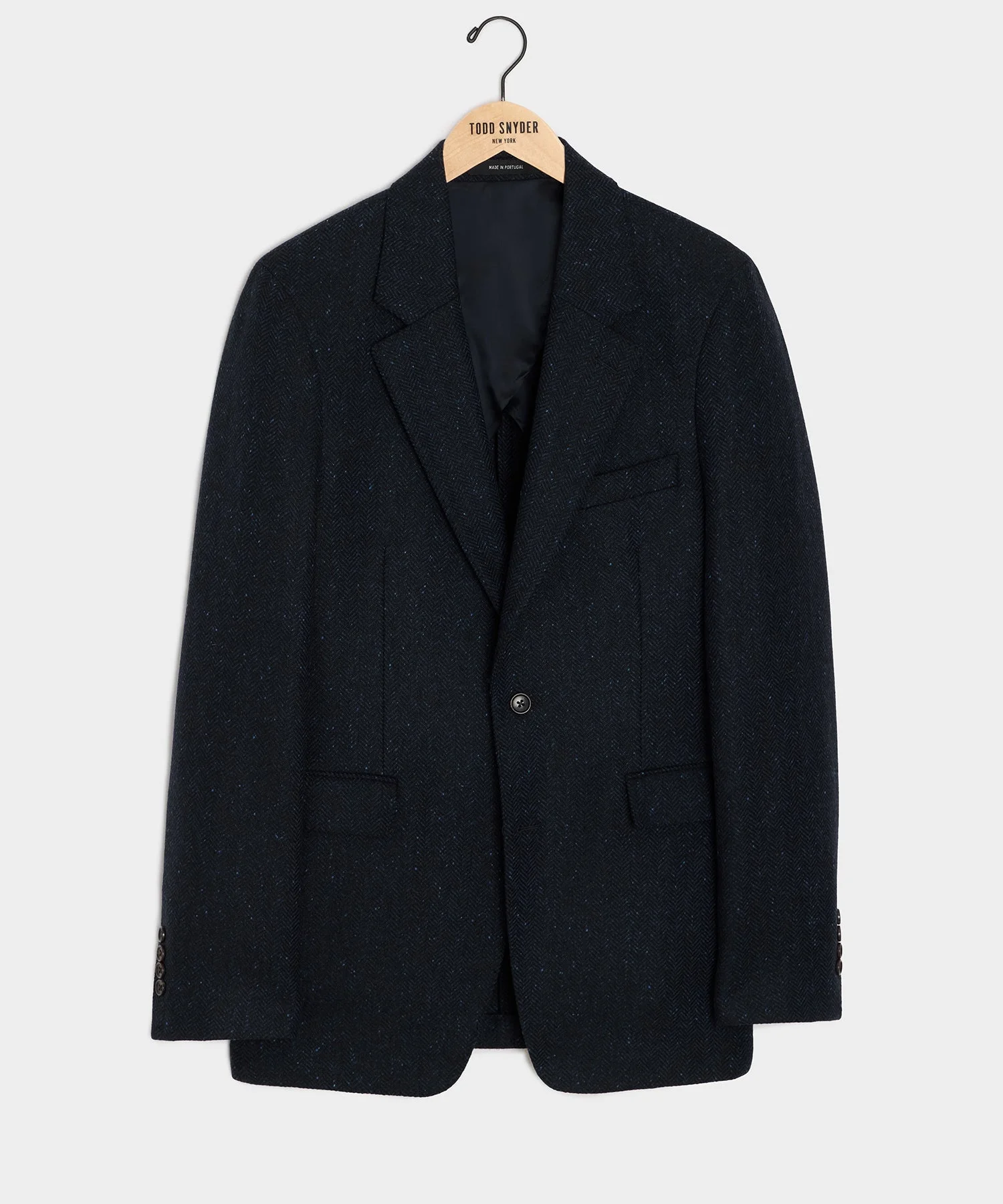 Italian Donegal Herringbone Sutton Jacket - 1