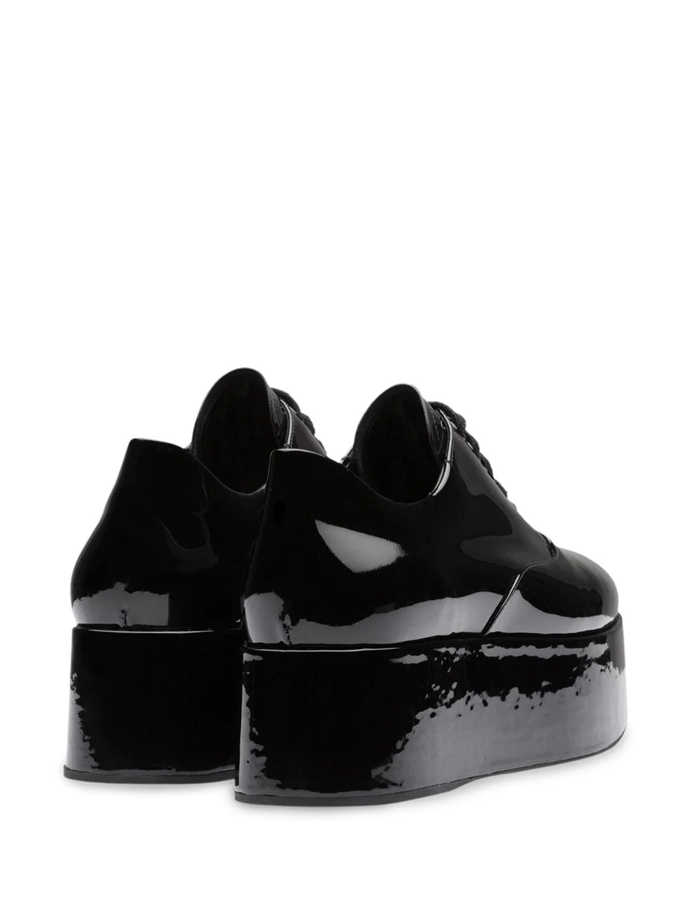 platform lace-up shoes - 3