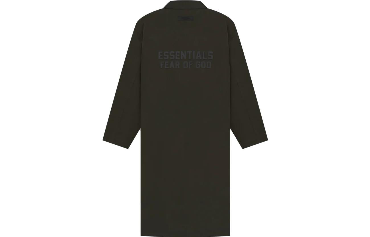 Fear of God Essentials SS23 Long Coat 'Off-Black' FOG-SS23-049 - 3