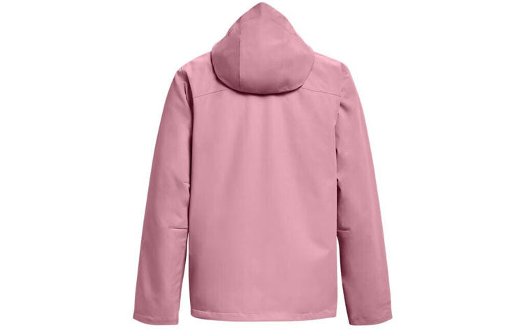 (WMNS) Under Armour Under Armor Autumn Three-in-One Woven Hooded Jacket 'Pink' 1371593-697 - 2