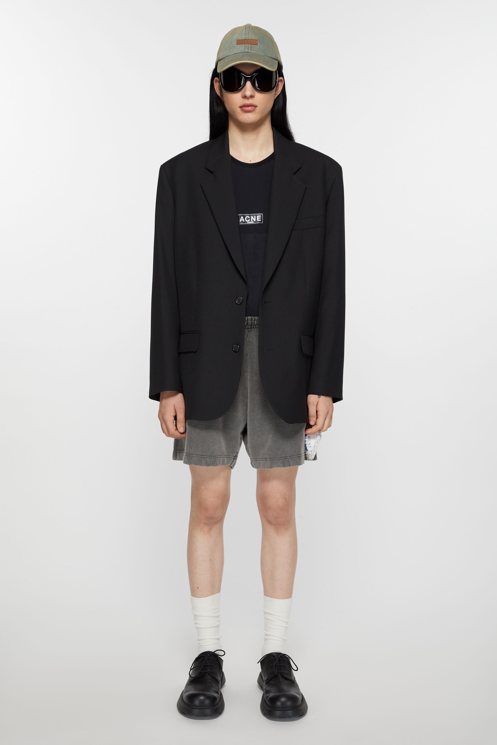 Relaxed fit suit jacket - Black - 2