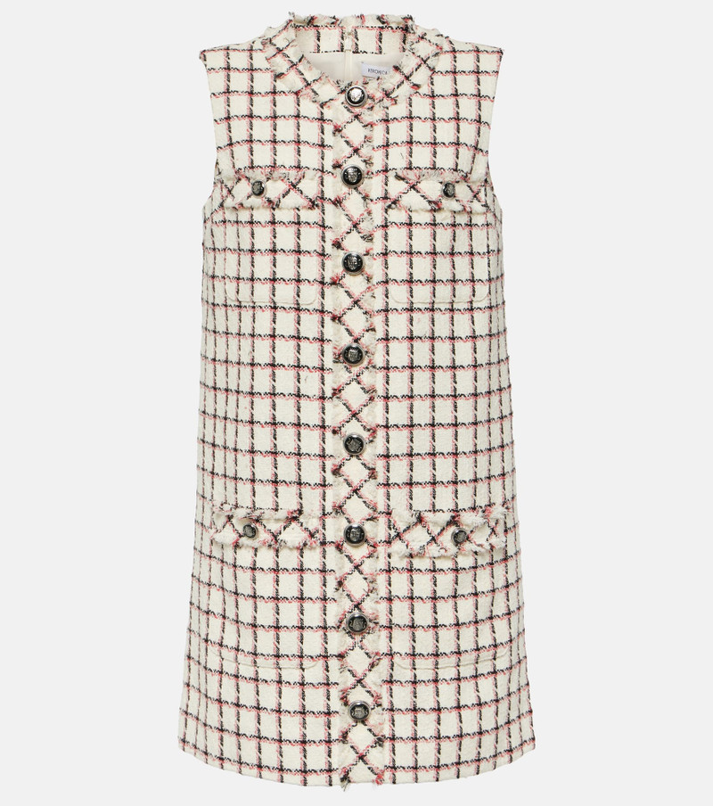 Laurel sleeveless tweed shirtdress - 1