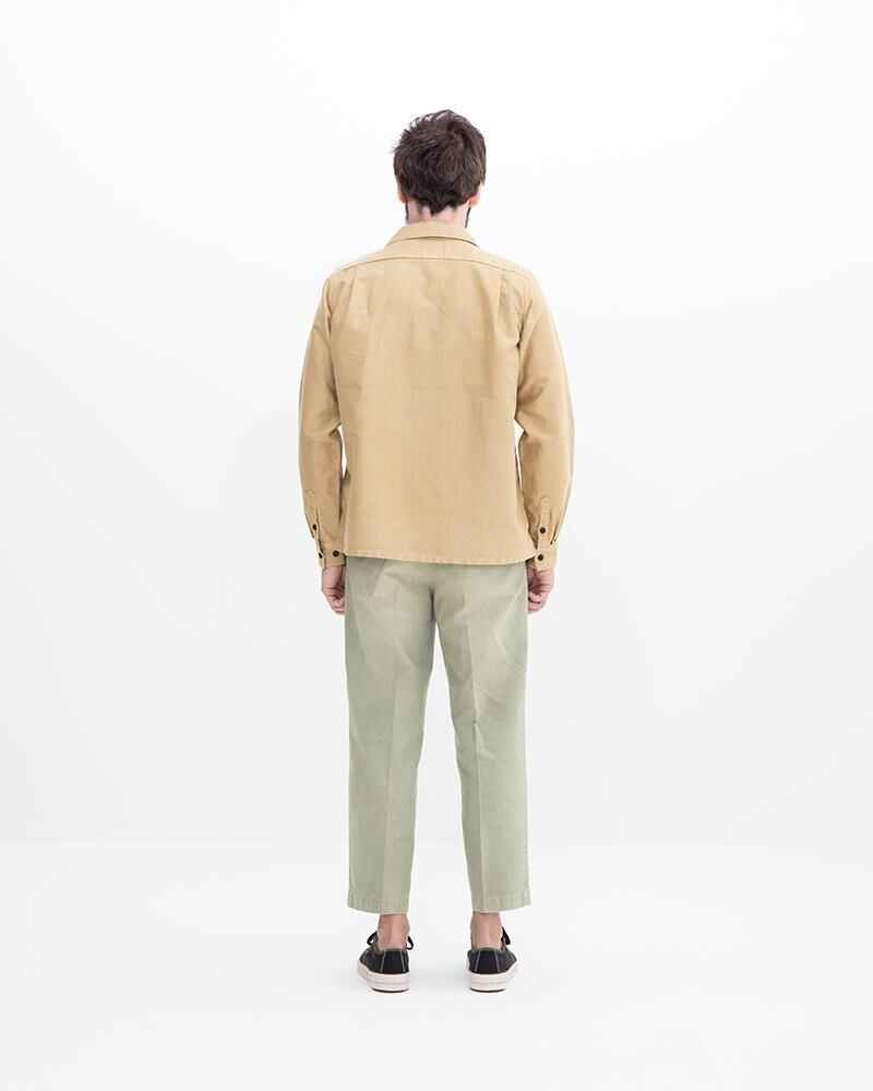 KEESEY G.S. SHIRT L/S MOLESKIN BEIGE - 4