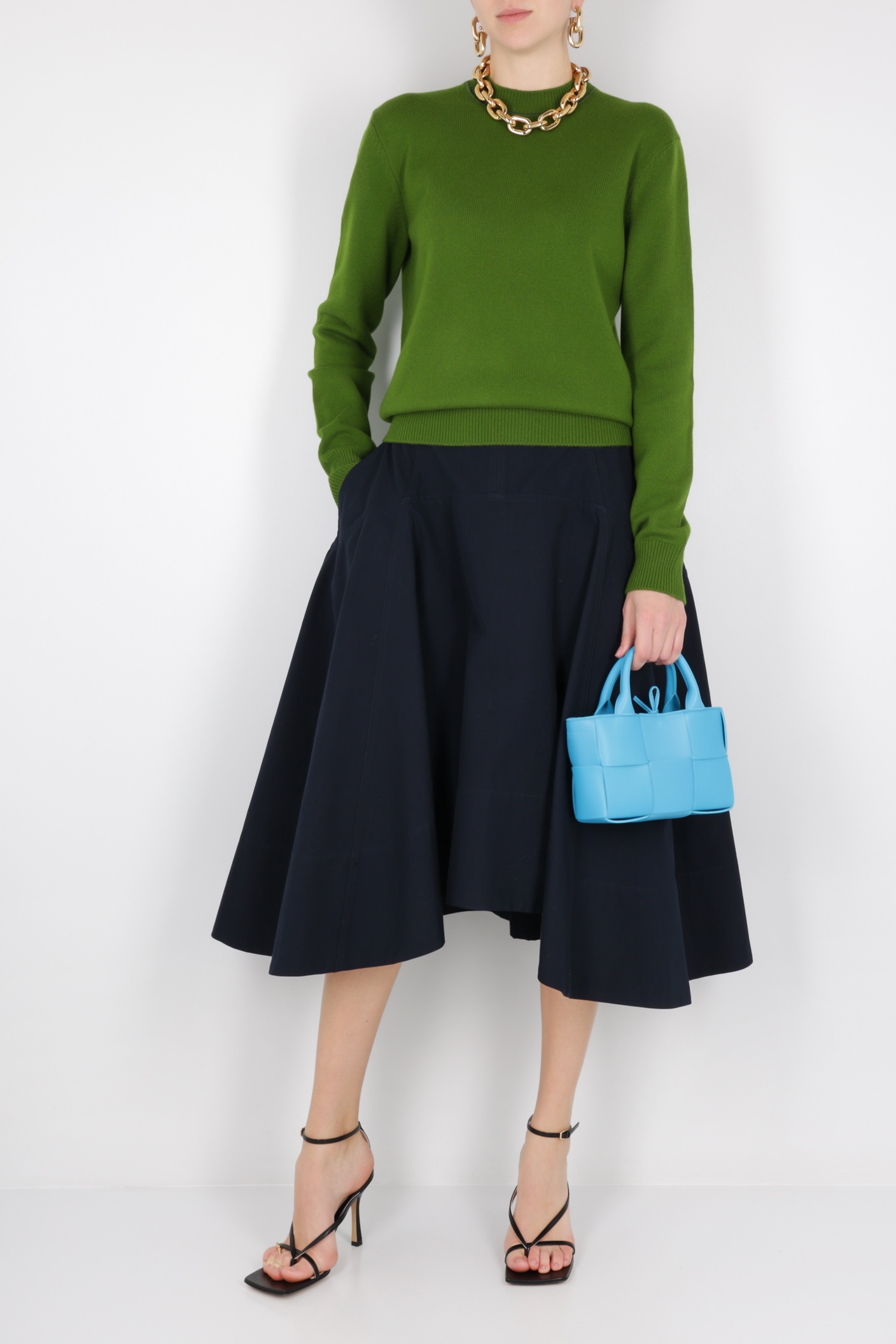 トートバッグ Bottega Veneta Arco Micro Tote Bag In Maxi Intrecciato Nappa Bottega Veneta ARCO MICRO TOTE BAG IN MAXI INTRECCIATO NAPPA