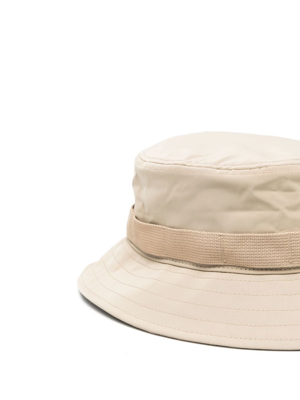 side logo-patch detail bucket hat - 2