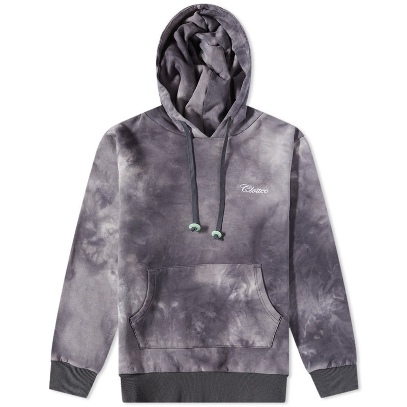 CLOTTEE By CLOT Tie Dye Script Logo Popover Hoodie 1